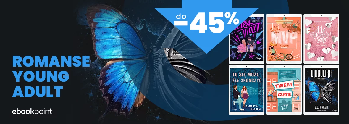 Grafika promocji - Romanse Young Adult do -45%